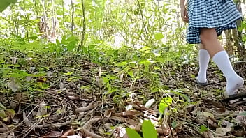 Pinay College Teen Sneaks Into The Jungle With School Guard For Xxx Sex Until Creampie Fuck