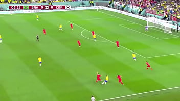 Brazil Dominating Korea From Behind