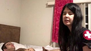 Filthy Asian Slut Doctor Alexandria Wu Gets Her Pussy Pounded On Emergency Room Call