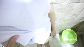 Filipina Teen’s Risky Classroom Bathroom Fuck