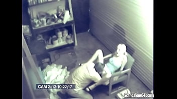 Filipina Blonde Gets Pounded Rough In Garage On Hidden Cam