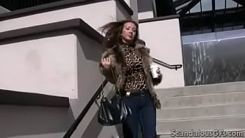 Sizzling Chick Makes Out With Boyfriend In Public Before Getting On Top