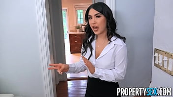 Petite Asian Real Estate Agent Pleasing A Wealthy Client’s Massive Cock