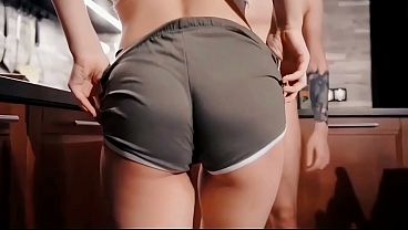 Kitchen Heat With My Sexy Cousin, Fucking On The Counter