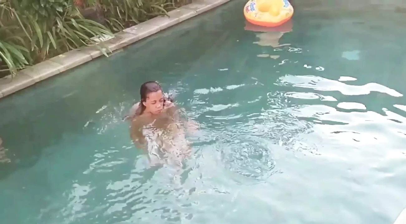 Me & My Filipina Wife, Enjoying Nudism Naturism Body Freedom, In S Private Pool Villa